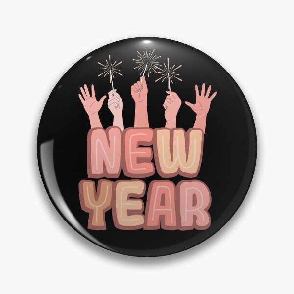 Item preview, Happy New year PInk Sparklers designed and sold by ColorDesings.