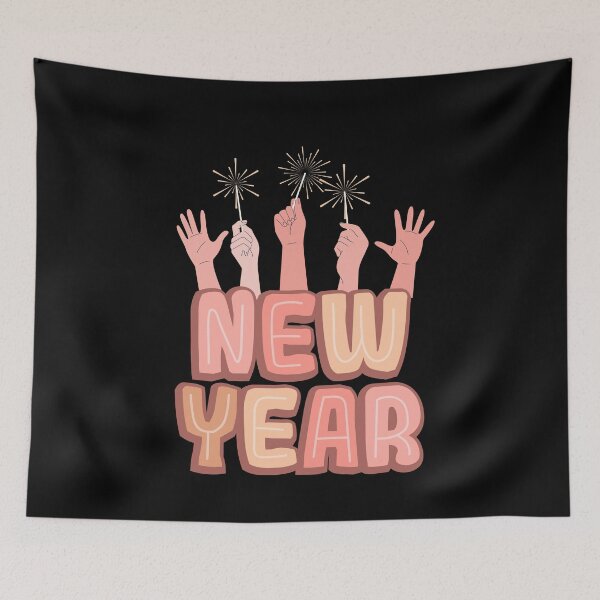 Item preview, Happy New year PInk Sparklers designed and sold by ColorDesings.