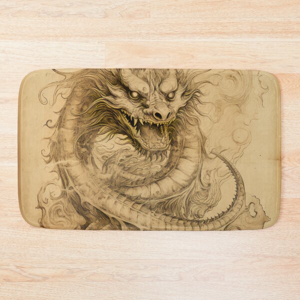 Item preview, Old Ancient Drawings of Dragons  designed and sold by BrandonArtWorld.