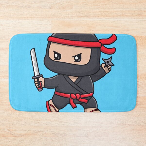 Item preview, Ninja Marvel: Cute Ninja Fighter with Sword and Shuriken designed and sold by hjian8219.