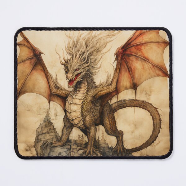 Item preview, Old Ancient Drawings of Dragons  designed and sold by BrandonArtWorld.