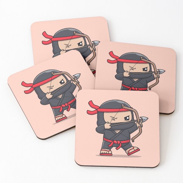 Item preview, Holiday Ninja Archer: Cute Ninja Fighter with Bow and Arrow designed and sold by hjian8219.