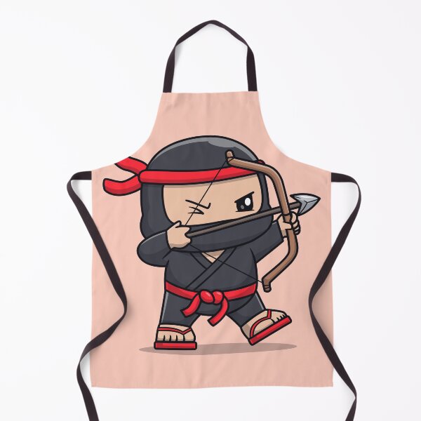 Item preview, Holiday Ninja Archer: Cute Ninja Fighter with Bow and Arrow designed and sold by hjian8219.