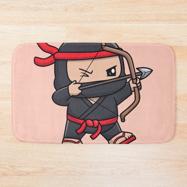 Item preview, Holiday Ninja Archer: Cute Ninja Fighter with Bow and Arrow designed and sold by hjian8219.