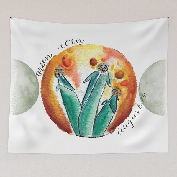 Item preview, Green Corn Moon designed and sold by Janine Rajauski.