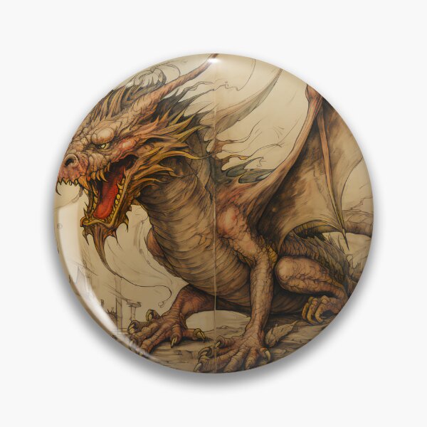 Item preview, Old Ancient Drawings of Dragons  designed and sold by BrandonArtWorld.