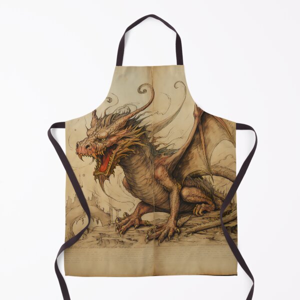 Item preview, Old Ancient Drawings of Dragons  designed and sold by BrandonArtWorld.