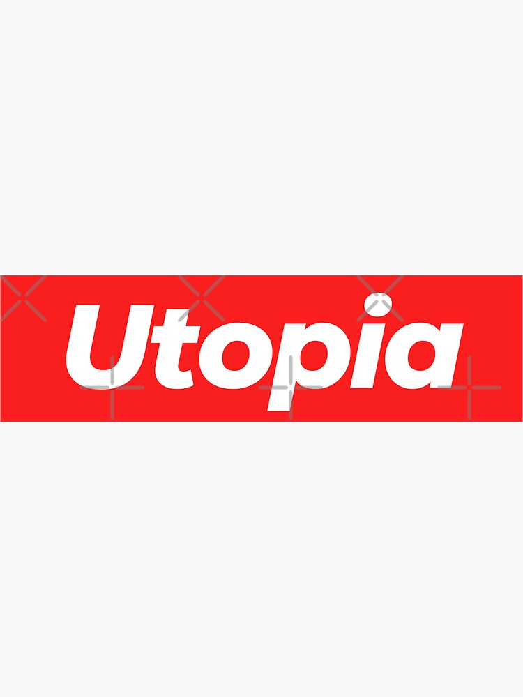 UTOPIA - TRAVIS SCOTT Sticker for Sale by Pb-art1776