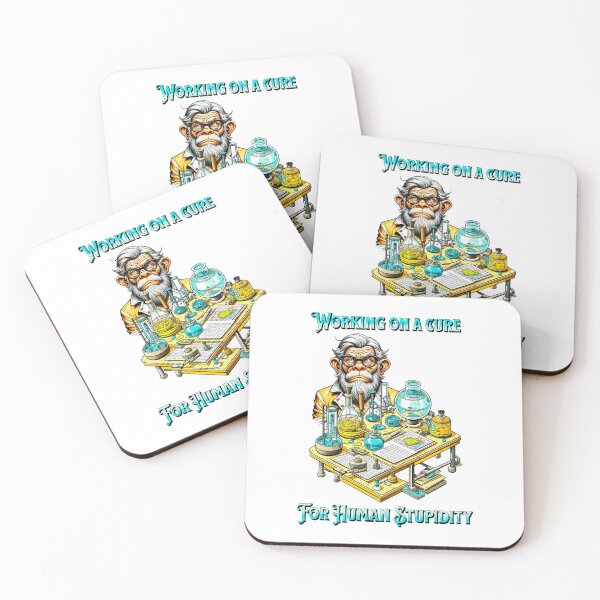 Item preview, Professor Ape Cure for Human Stupidity designed and sold by LighterLifeLove.