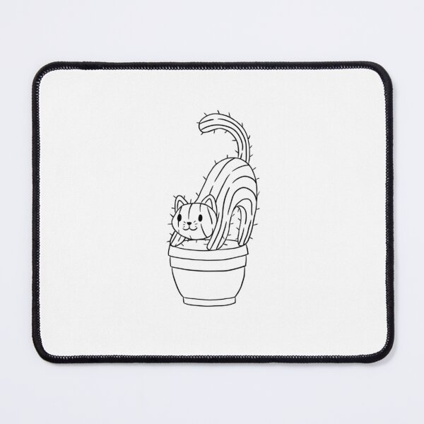 Item preview, Black and White Cat Cactus - "Catcus" designed and sold by ereardon0.