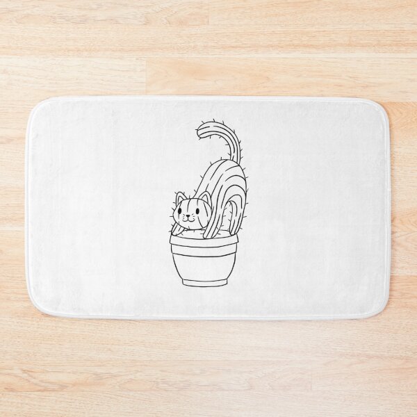Item preview, Black and White Cat Cactus - "Catcus" designed and sold by ereardon0.