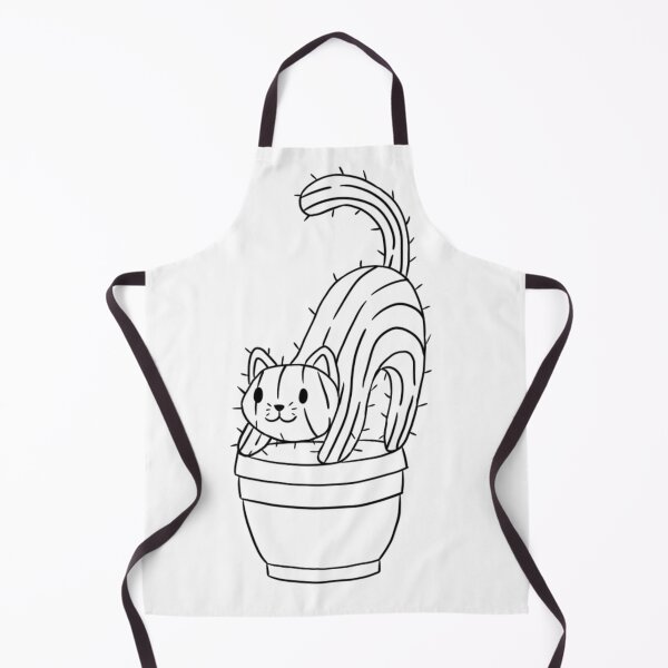Item preview, Black and White Cat Cactus - "Catcus" designed and sold by ereardon0.