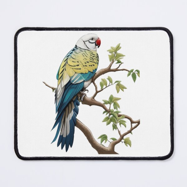Item preview, The japanese embroidery parakeet designed and sold by Ramen-Tees.