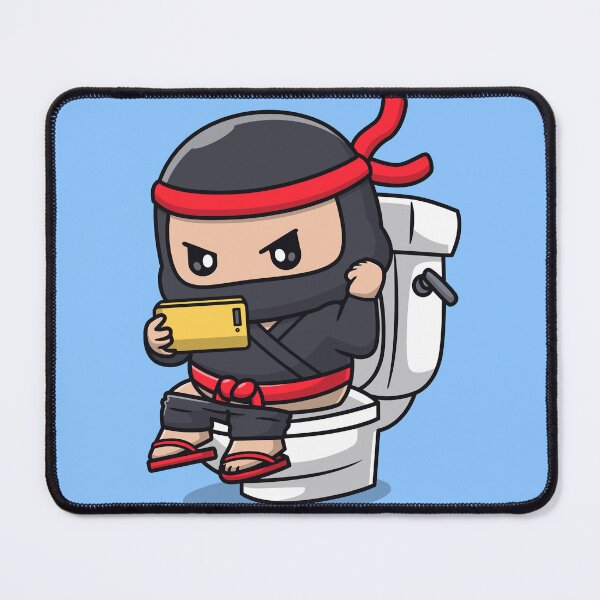 Item preview, Ninja Relaxation: Cute Cartoon Vector Icon designed and sold by hjian8219.