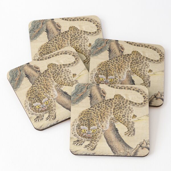 Artikelvorschau, Tiger-Kunst Tiger-Gemälde koreanische Kunst Home Decor für Tier Vintage Wandkunst Baumliebhaber entworfen und verkauft von allpalgo.