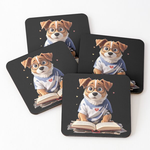 Item preview, Dog Reads Book designed and sold by TrendyPalette.