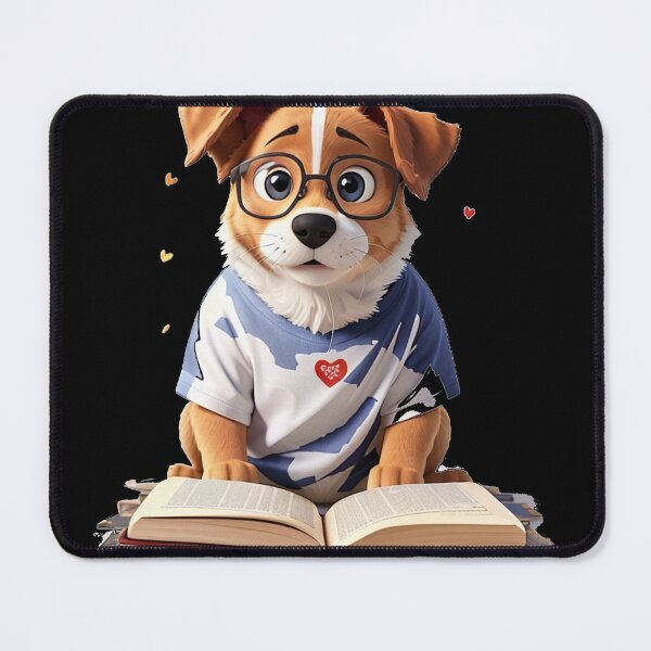 Item preview, Dog Reads Book designed and sold by TrendyPalette.