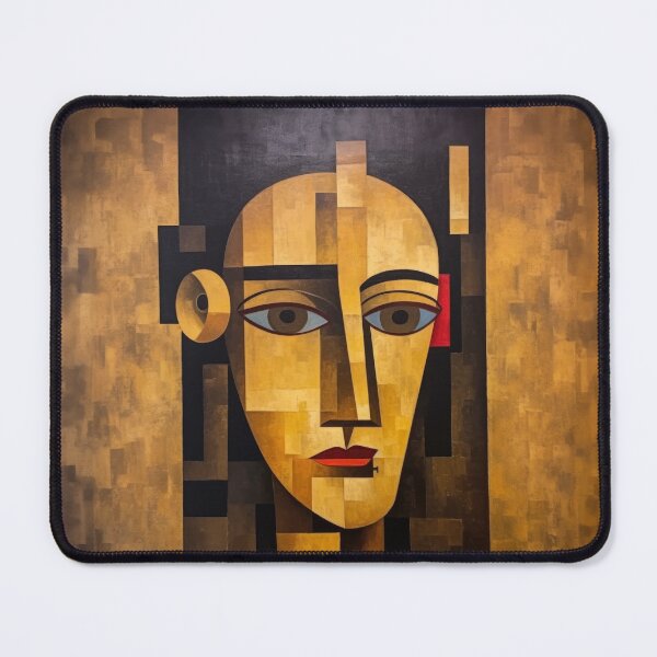 Item preview, Cubist Woman with Red Lips designed and sold by YoPedro.