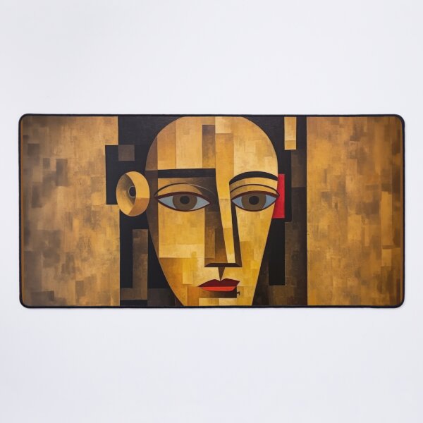 Item preview, Cubist Woman with Red Lips designed and sold by YoPedro.