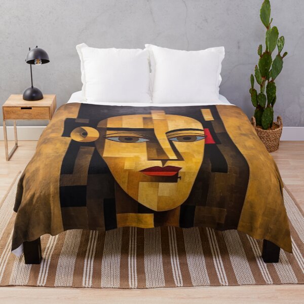 Item preview, Cubist Woman with Red Lips designed and sold by YoPedro.
