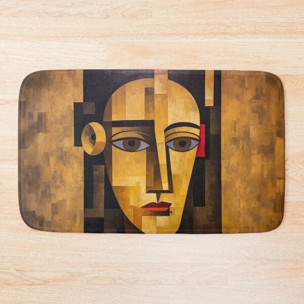 Item preview, Cubist Woman with Red Lips designed and sold by YoPedro.