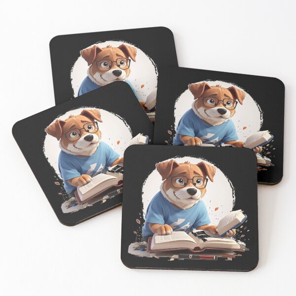 Item preview, Dog Reads Book designed and sold by TrendyPalette.