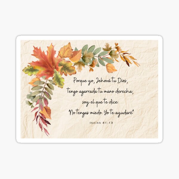 Item preview, All occasion greeting card New World Translation Bible verse in Spanish designed and sold by SagePlaceShop.