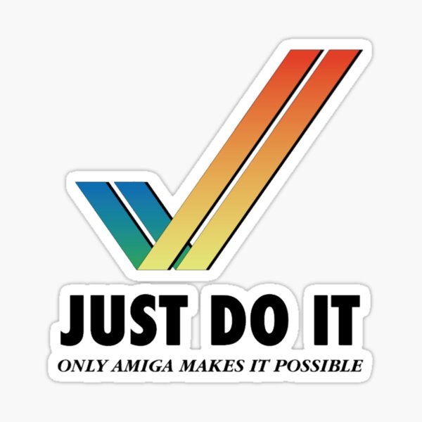 Item preview, Amiga - Just Do It designed and sold by Babybluetin.