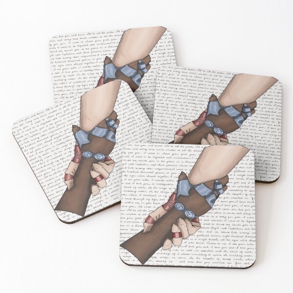 Item preview, This is how you lose the time war - red and blue love letters designed and sold by Coyoteartshoppe.