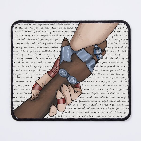 Item preview, This is how you lose the time war - red and blue love letters designed and sold by Coyoteartshoppe.