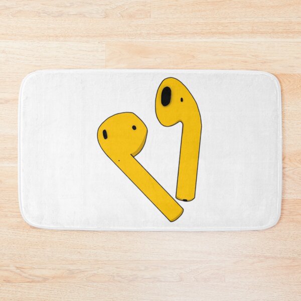 Item preview, Yellow wireless headphones  designed and sold by Artistkhg.