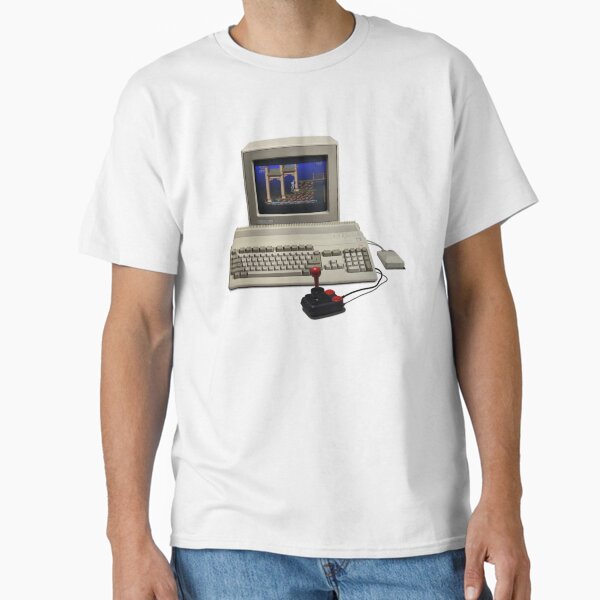 Vista previa del artículo con la obra «Máquina de juego Amiga 500», diseñado y vendido por Babybluetin.