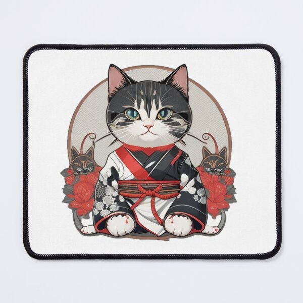 Item preview, Samurai cat (The cute) designed and sold by Ramen-Tees.