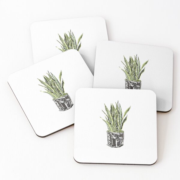 Item preview, Potted Snake Plant Line Art designed and sold by AnnaE-Designs.