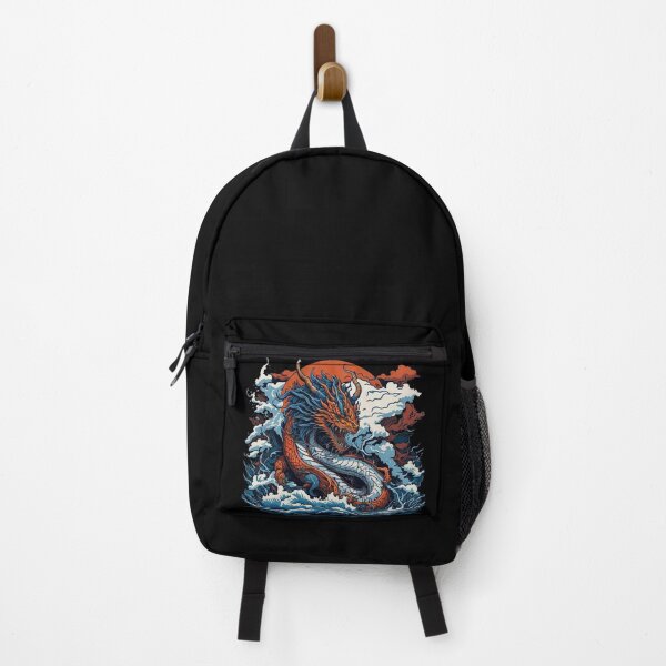 Item preview, Japanese Dragon On Ocean designed and sold by TrendyPalette.