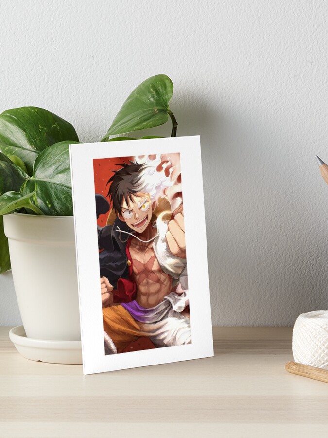 Luffy gear 5 Art Board Print by OnePieceSHOP