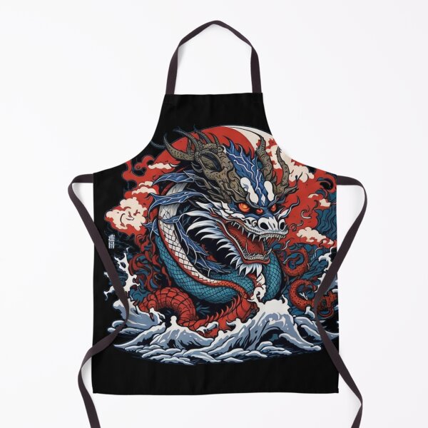 Item preview, Japanese Dragon On Ocean designed and sold by TrendyPalette.