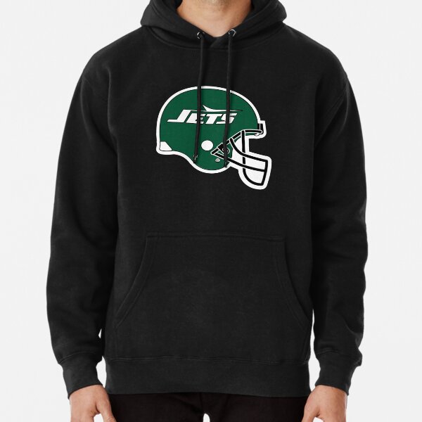 NFL Team New York Jets Retro Color Block Pullover Hoodie Youth Large