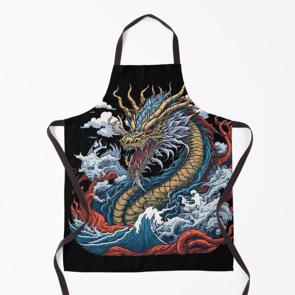 Item preview, Japanese Dragon On Ocean designed and sold by TrendyPalette.