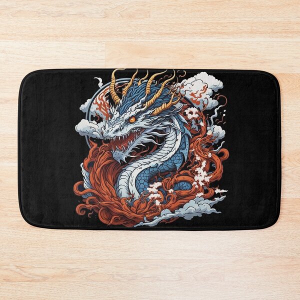 Item preview, Japanese Dragon On Ocean designed and sold by TrendyPalette.