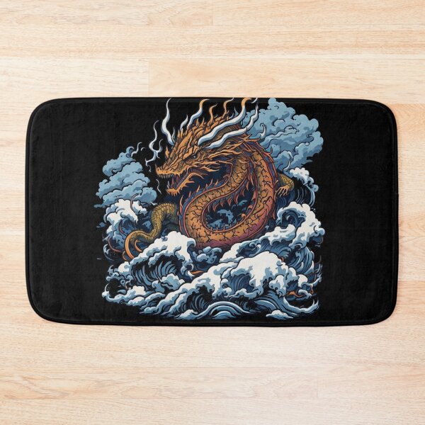 Item preview, Japanese Dragon On Ocean designed and sold by TrendyPalette.