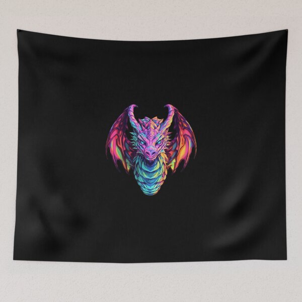 Item preview, Colorful Celestial Dragon with Multicolor Wings designed and sold by CreationByLadyV.