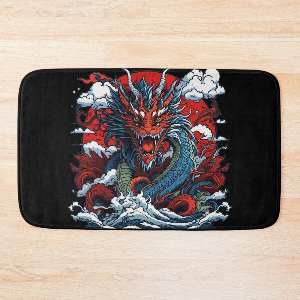 Item preview, Japanese Dragon On Ocean designed and sold by TrendyPalette.