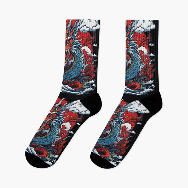 Item preview, Japanese Dragon On Ocean designed and sold by TrendyPalette.