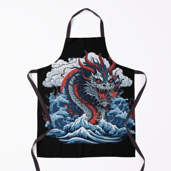 Item preview, Japanese Dragon On Ocean designed and sold by TrendyPalette.