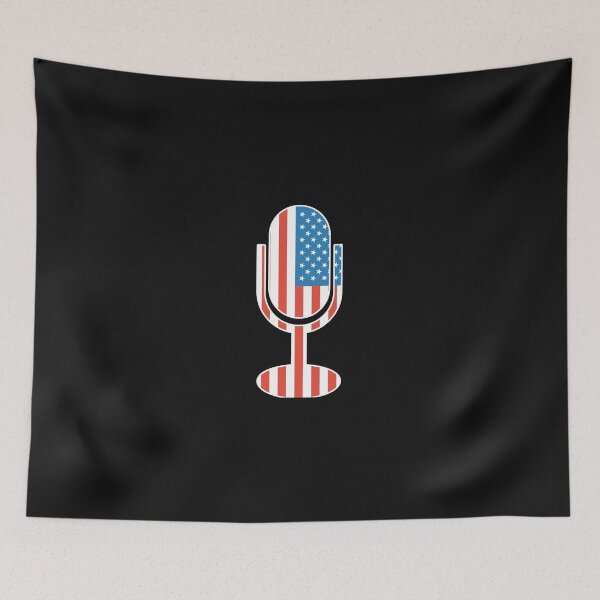 Item preview, American Flag Microphone   designed and sold by PATRTILLO.