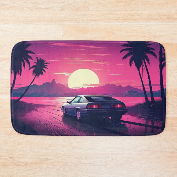 Item preview, Neon Retro Drifter: An Epic Synthwave Expedition designed and sold by Mullet Monkey.