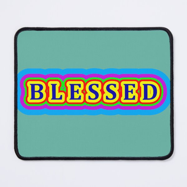 Item preview, Blessed - one word text designed and sold by LiliyaHarpe.
