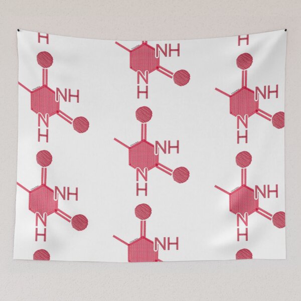 Item preview, Knitted Thymine (Red) designed and sold by Gingers-Brain.