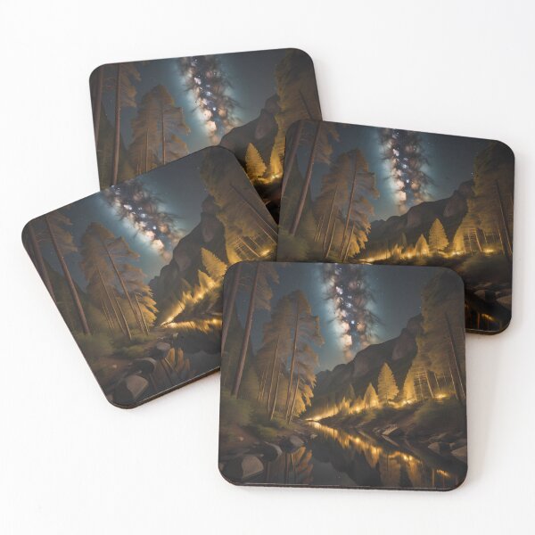 Item preview, forest with a river designed and sold by Thiago Pando.